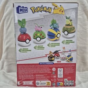 Pokémon MEGA Building Toys Set Grass-Type Trainer Team - Building Block Toys